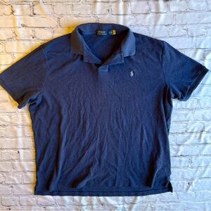 Polo Ralph Lauren Polo Short Sleeve Shirt Blue XL Preppy Classic Academia